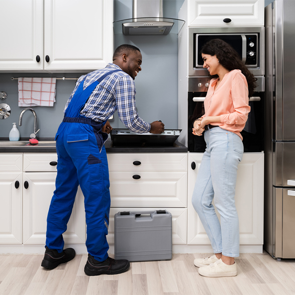 what kind of warranty do you offer on your cooktop repair services in Martinsburg